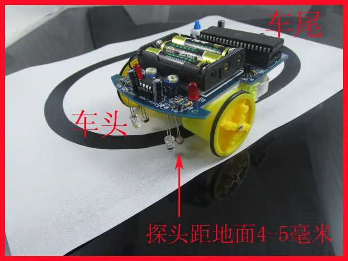 AT89S52 MCU Линия следующий робот линия подписчик DIY Электронный набор для