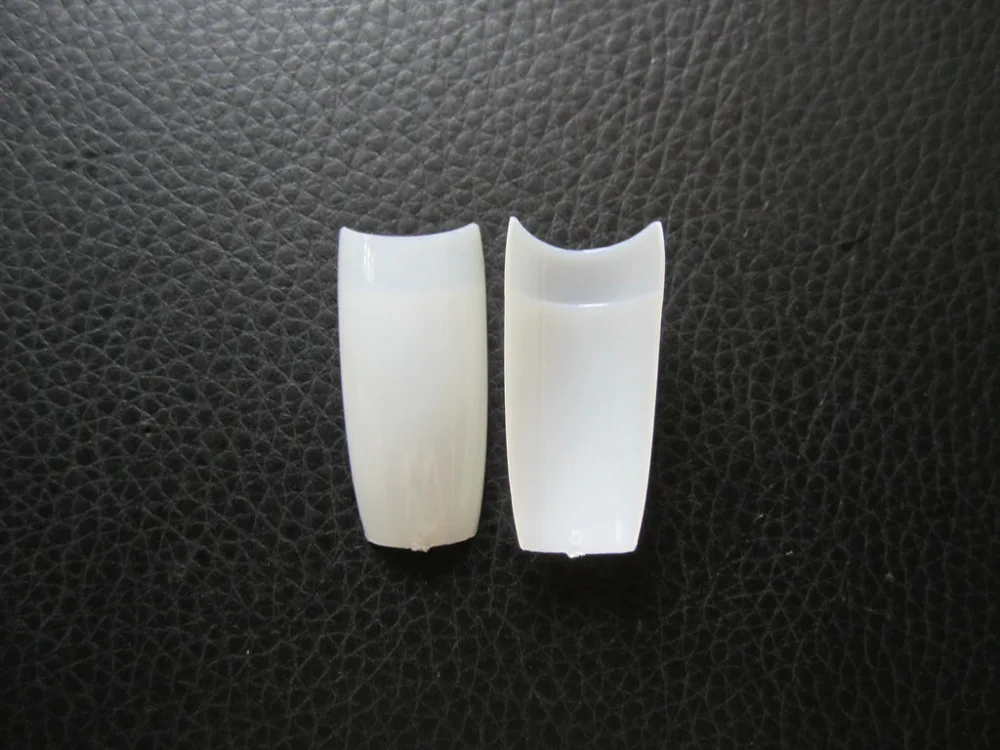 Накладные ногти 500 шт./лот французские пластиковые накладные Типсы натуральный