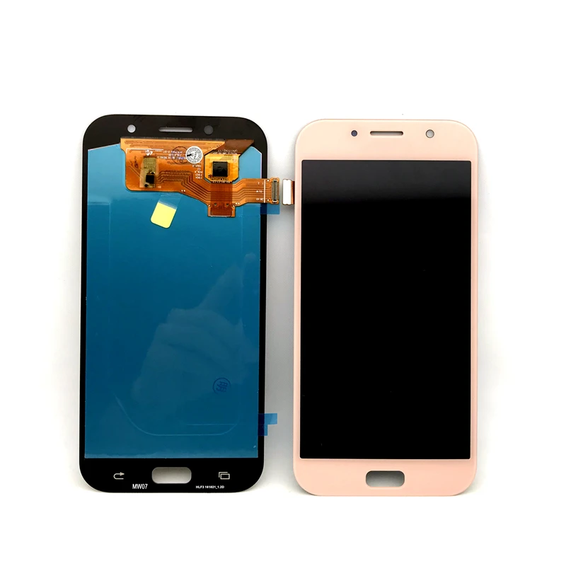 AMOLED телефоны LCD для Samsung Galaxy A7 2017 A720 A720F A720M протестированный дисплей кодирующий