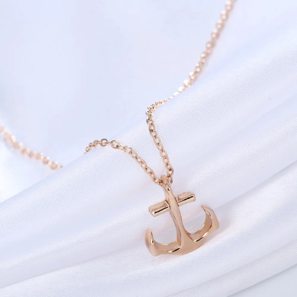 Kinitial 10Pcs Gold Silver Plated Anchor Necklaces &amp Pendants for Women Spring Trendy Pendant Necklace Party Gift Jewelry | Украшения и