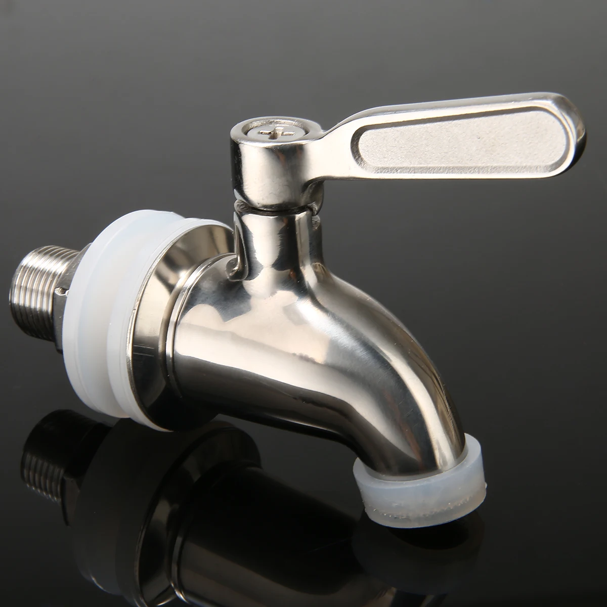 Set Stainless Steel Wine Barrel Spigot Drink Dispenser Faucet Tap for Home Brew Barrel Beverage Wine Beer Kegs Mayitr