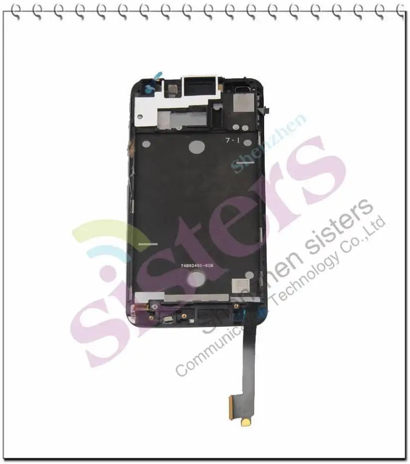 5 шт. оптовая продажа белый черный красный ЖК-дисплей сенсорный экран дигитайзер