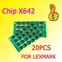 20pcs x642 drum chip compatible for lexmark x642x644x646t640642644645