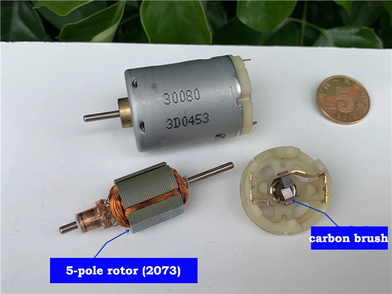 Джонсон RS 385 30080 микро двигатель постоянного тока 6V ~ 24V 20500RPM высокоскоростная