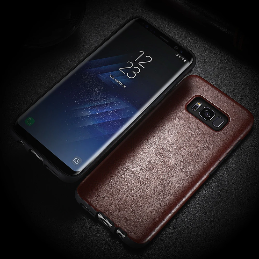 DR. Чехол кожаный флип чехол для samsung Galaxy S9 плюс класса люкс Винтаж из