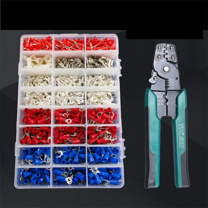 1000 шт./кор. холодной терминал предварительно изолированные клеммные трубчатые 24