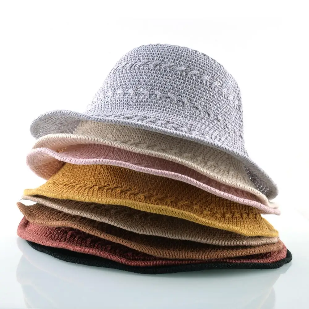 Женские пляжные панамские кепки женские солнцезащитные козырьки шляпа с