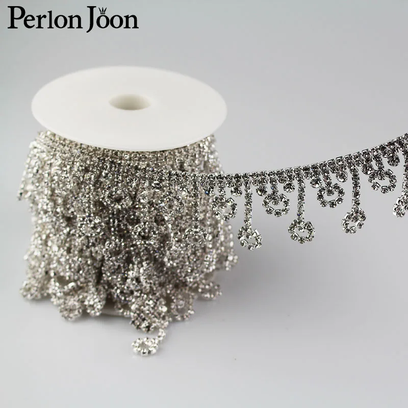 Металлическая цепочка для платьев сумок обуви аксессуаров 1 ярд|5 yard|rhinestone chaincrystal