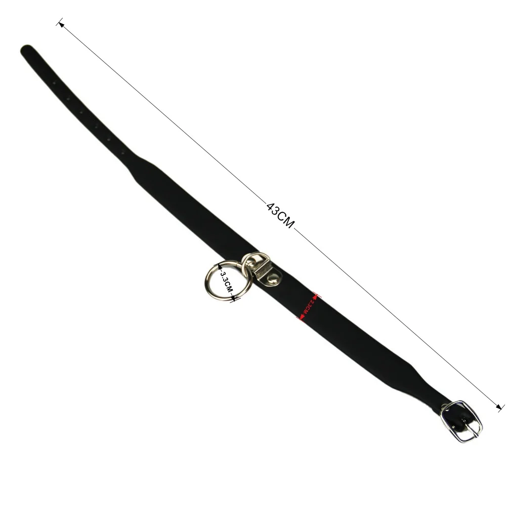 Кожаный ошейник БДСМ поводок кольцо сексуальный раб на цепи бондажные игрушки