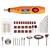 SET 4 12V Мини-дрель многофункциональный мини лазерная гравировка Ручка гравировка ручка роторный инструмент с шлифовальный набор аксессуаров для гравёры - Цвет: SET 4