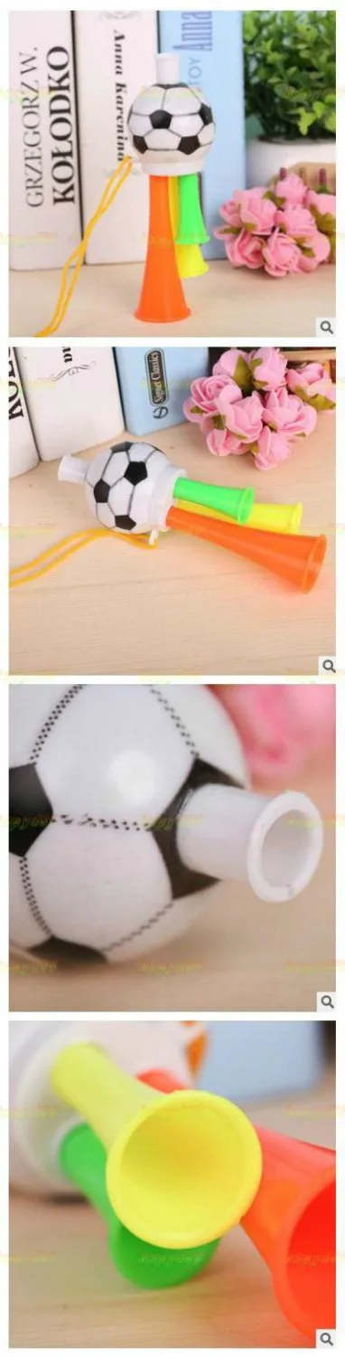 1 шт. красочные три трубки громкие голосовые рожки для футбола вечерние