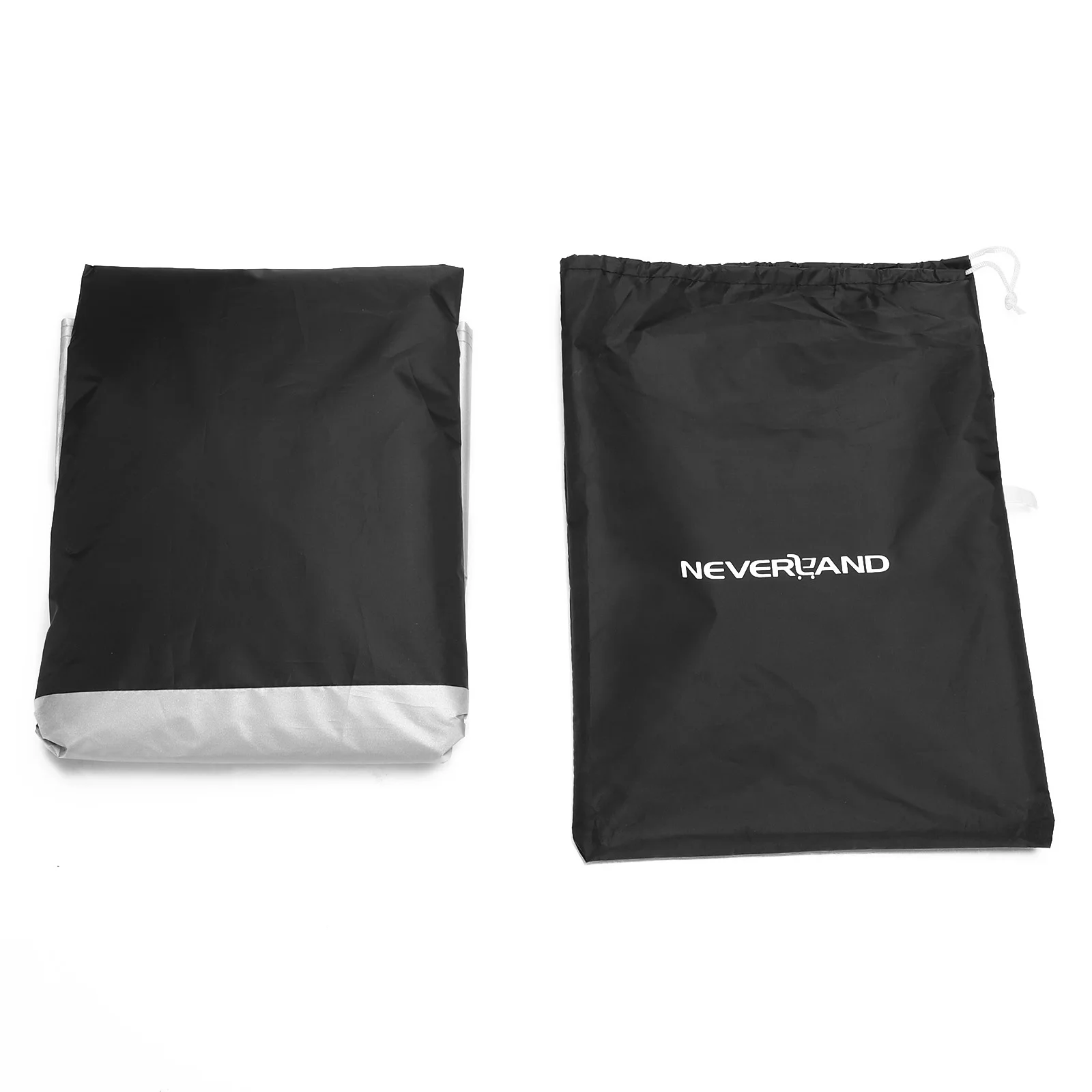 XXXL 295x110x140 см 190 т водонепроницаемые черные Серебряные покрышки для мотоциклов уличные крытые скутеры мотор дождь УФ пылезащитный чехол