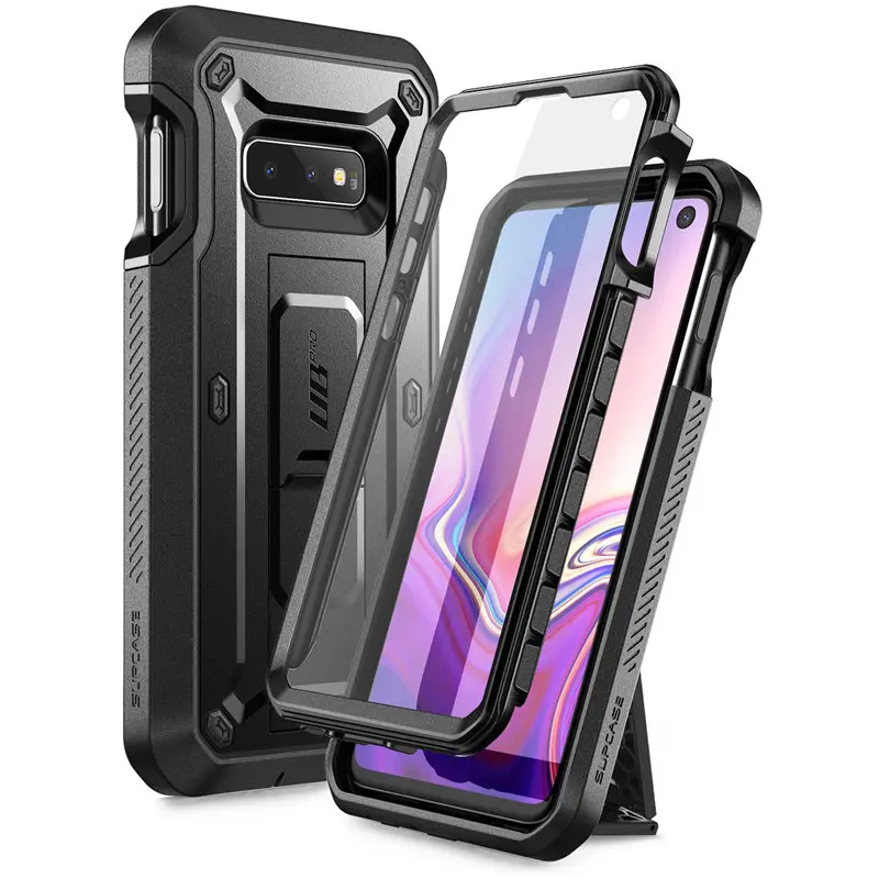 SUP чехол UB Pro для samsung Galaxy S10 чехол 6,1 дюймов полный корпус прочная подставка чехол Чехол без встроенной защиты экрана