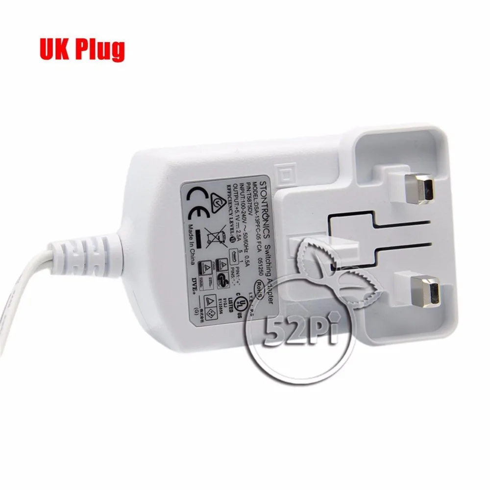 Официальный Raspberry Pi 3 Model B источник питания 5 1 V 2.5A Micro USB адаптер зарядное