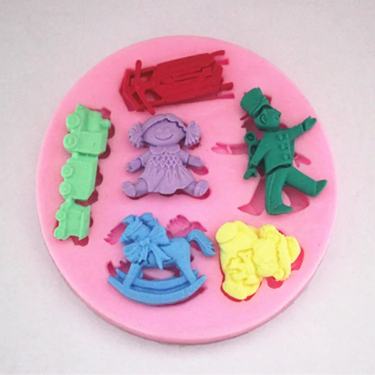 Новая детская игрушка Рождественский подарочный набор силиконовая форма