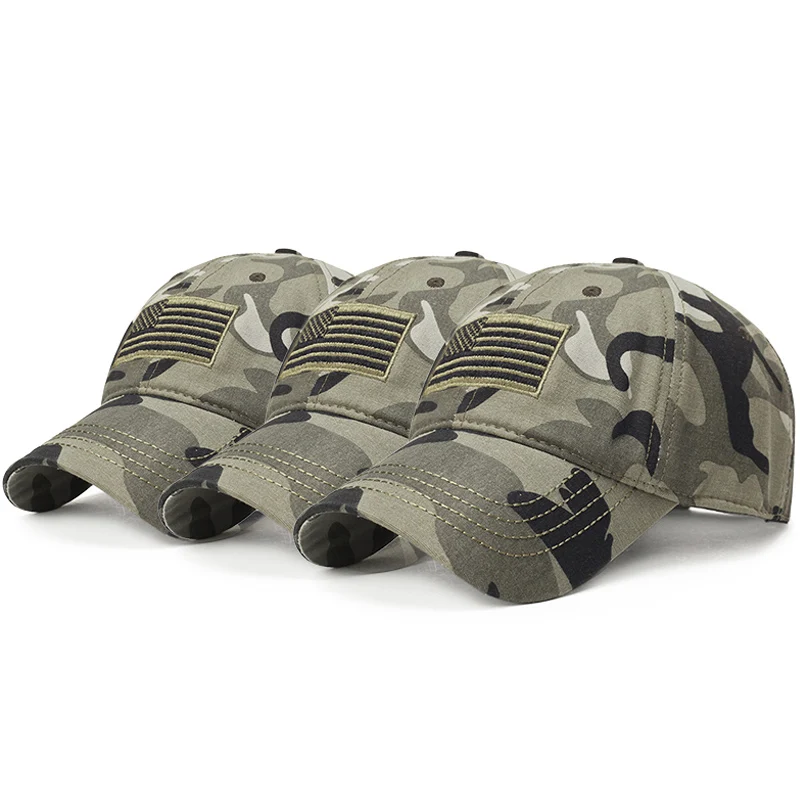 3 шт./лот мужская хлопковая бейсболка с вышивкой и флагом США | Аксессуары для