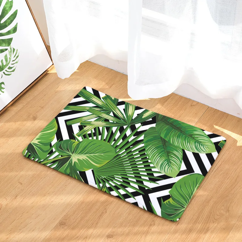 

Fresh Plants and Animals Floor Mats Bath Carpets for Living Room Bedroom Kitchen Flowers Rugs , Front Door Mat , Felpudo