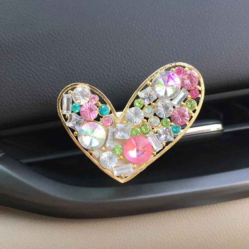 Прекрасный бриллиантовый гриб твердый автомобильный парфюм ароматизатор с