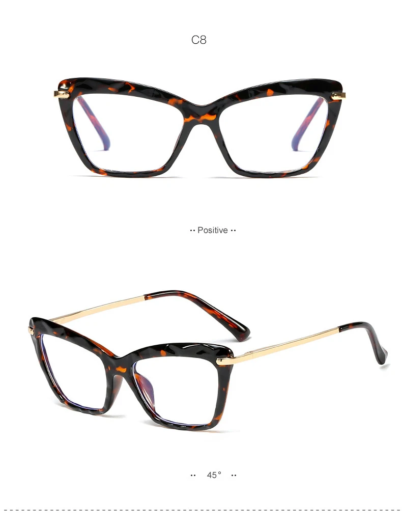 RFOLVE Fashion Gemstone Cutting Texture Anti-Blue Light Glasses Women UV Resistant Relieve Eye Fatigue Goggles Ladies RX194