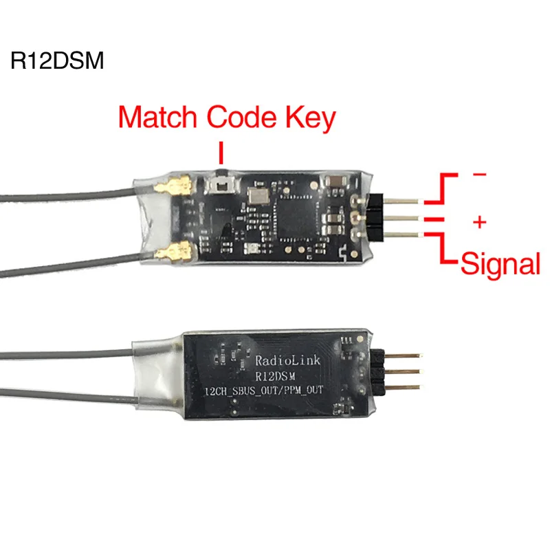 Radiolink R12DSM R6DSM R6DS R9DS R12DS приемник 2,4G усилитель сигнала для AT9 AT9S AT10 AT10II RC пульт дистанционного управления Управление множественный выбор