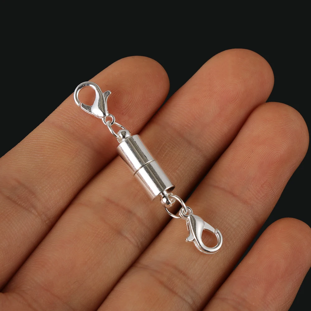 5/6/10PCs Gold Silver Necklace Bracelet Connector Hook Round Ball Magnetic Clasps Buckle Metal DIY Jewelry Accessories | Украшения и