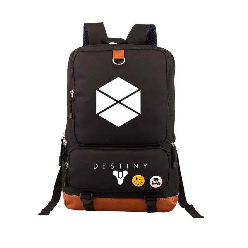 Горячая игра Destiny Железный баннер рюкзак черный школьные сумки Bookbag Косплей геймер Дети Подростки плечо ноутбук дорожные сумки подарок