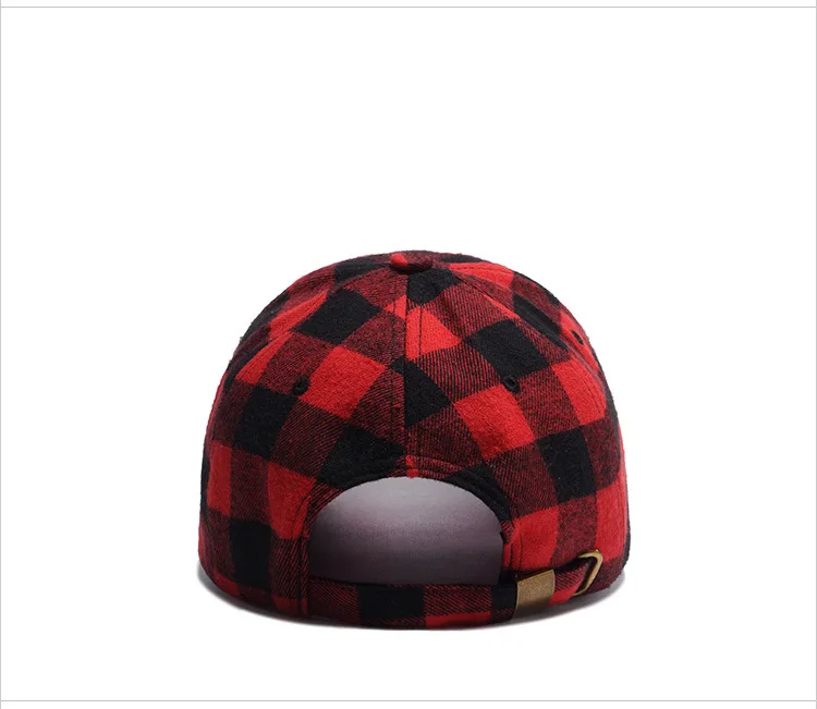 Ретро клетчатая хлопковая бейсбольная кепка для мужчин Snapback шляпа Женская британская Форменная фуражка Gorras Painters Повседневная Регулируемая Кепка s