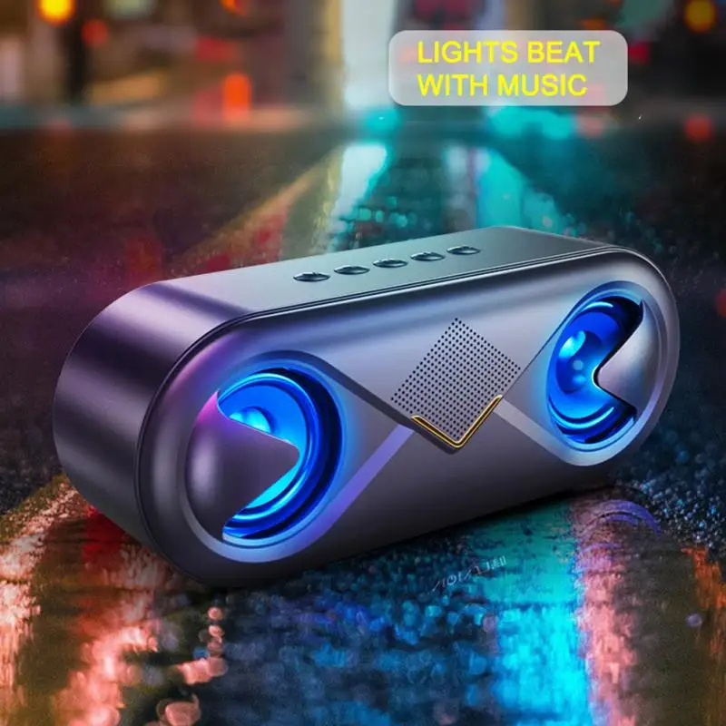 Портативный Bluetooth сабвуфер динамик беспроводной стерео TF слот для карты открытый портативный мини-динамик для iPhone/iPad/samsung/ноутбуков
