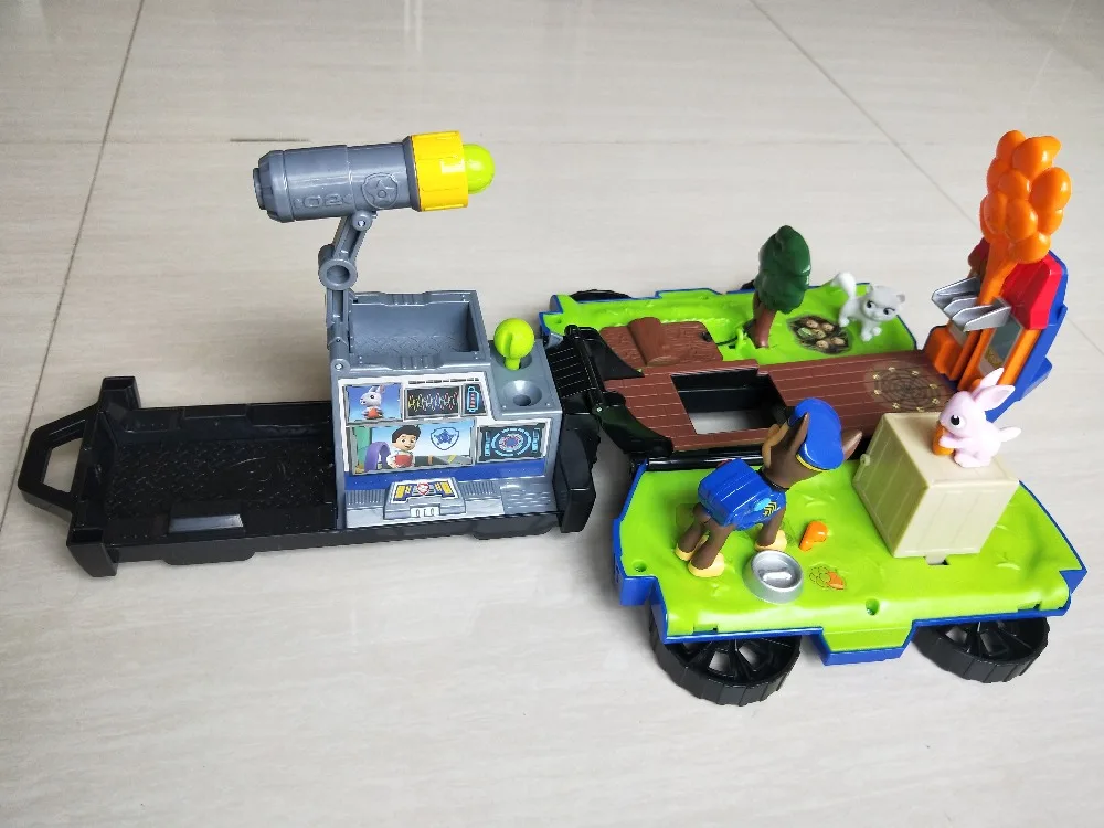 Горячая Подлинная Paw Patrol chase marshall's ride n rescue/Автомобильная фигурка оригинальная коробка