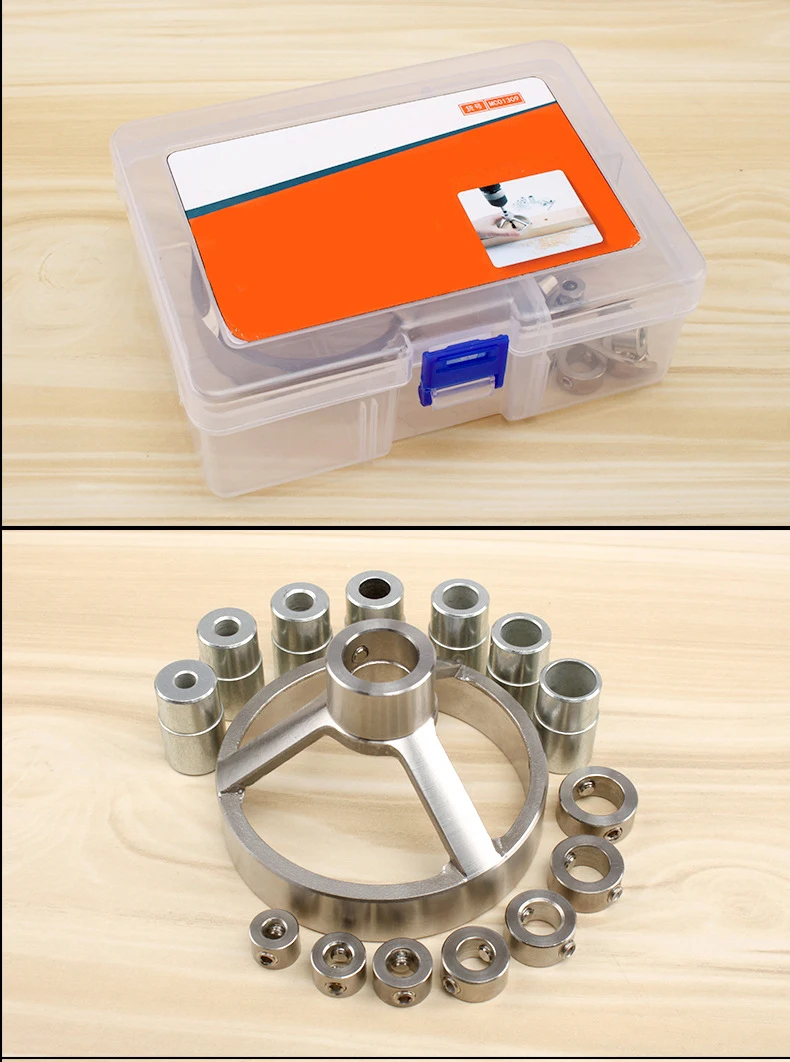 

90 Degree Drill Guide Hole Puncher Locator Pocket Hole Jig 5-12mm Stainless Steel Bushing For Carpenter Woodworking Tools