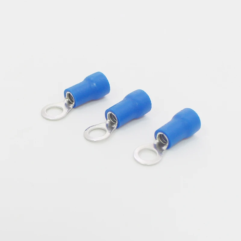 Синяя фотоизолированная ОБЖИМНАЯ кольцевая клемма|Терминалы| |