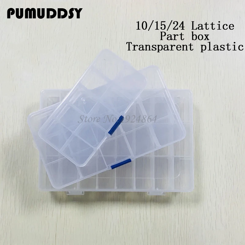 

10/15/24 ячеек коробка для инструментов портативная практичная коробка для хранения электронных компонентов/коробка для деталей/коробка для инструментов/