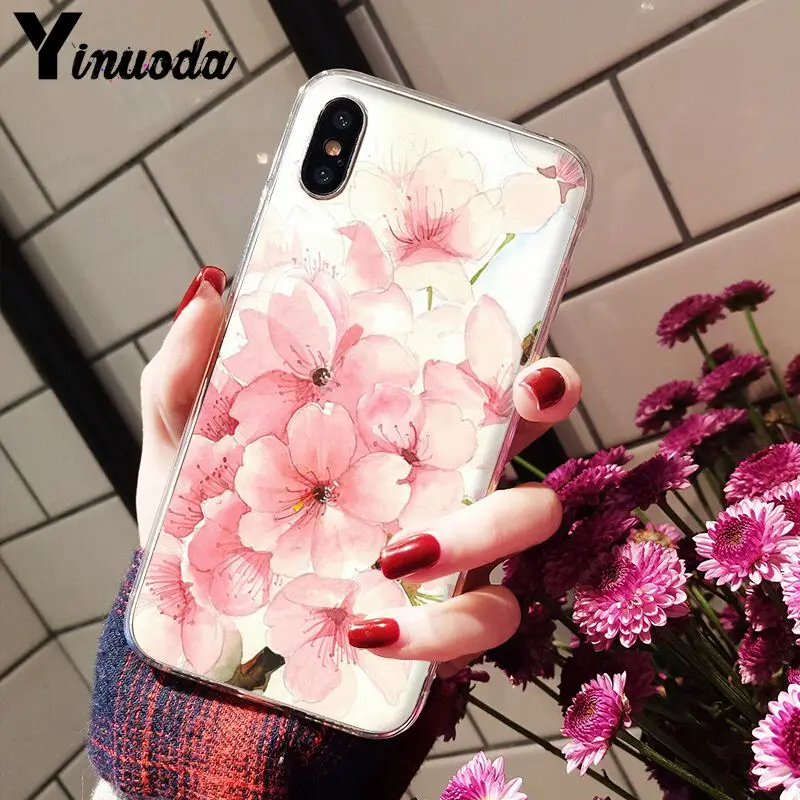 Прозрачный мягкий чехол Yinuoda для iPhone 8 7 6 6S Plus X XS MAX 5 5S SE XR|Чехлы-накладки| |