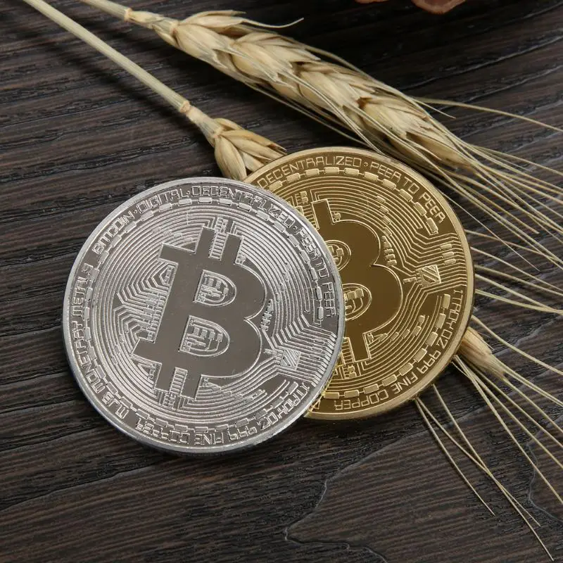 Бронзовые биткоины Casascius металлические BTC в подарок Биткоин 24 K 999 художественная