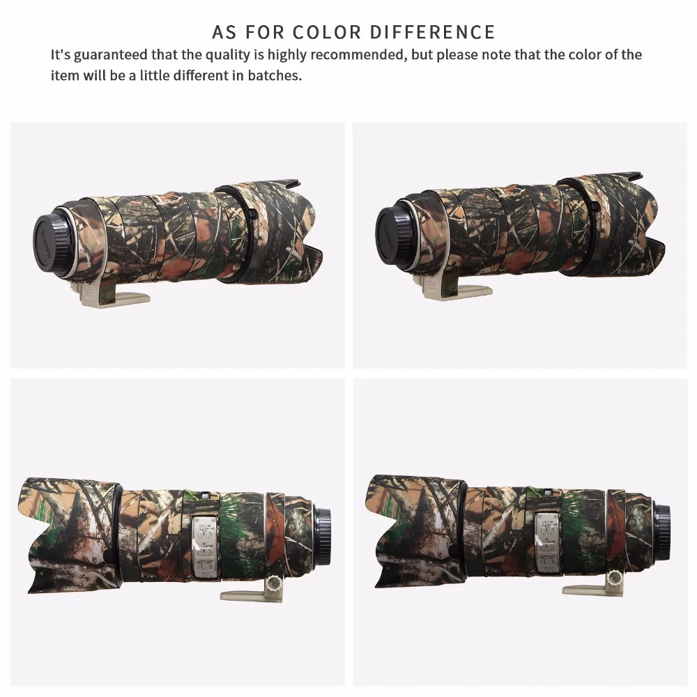 Для Canon 70 200F2.8ISII водонепроницаемая резиновая крышка защитный чехол камуфляжный