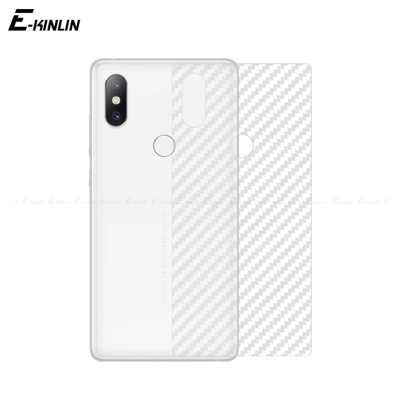 Прозрачная мягкая 3D защитная пленка из углеродного волокна для задней панели Xiaomi