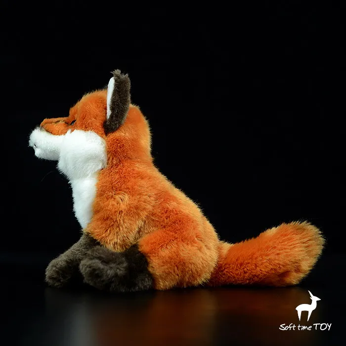 Мягкие животные, детские игрушки, настоящая жизнь, плюшевая кукла Firefox, красные лисы, украшение дома, игрушка, подарок, магазин