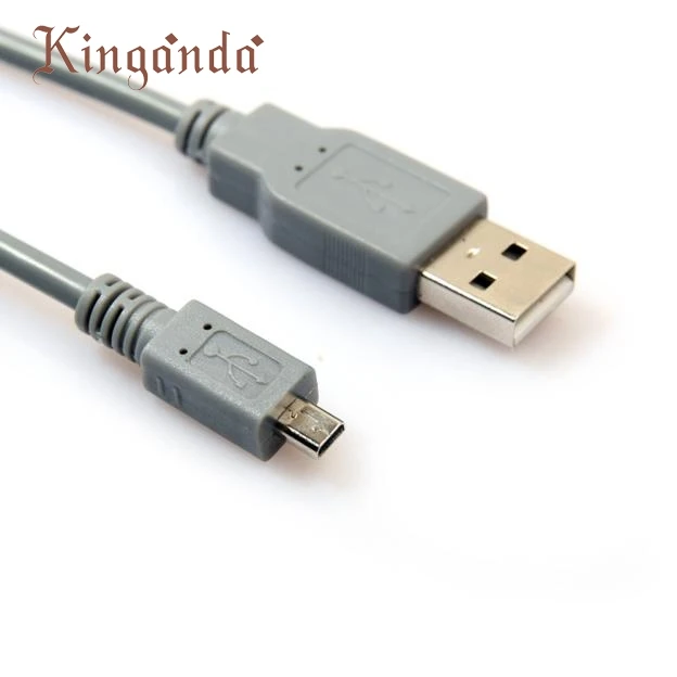 Изящный 8-контактный USB-кабель для камеры шнур Nikon Canon SONY Casio кабель передачи данных
