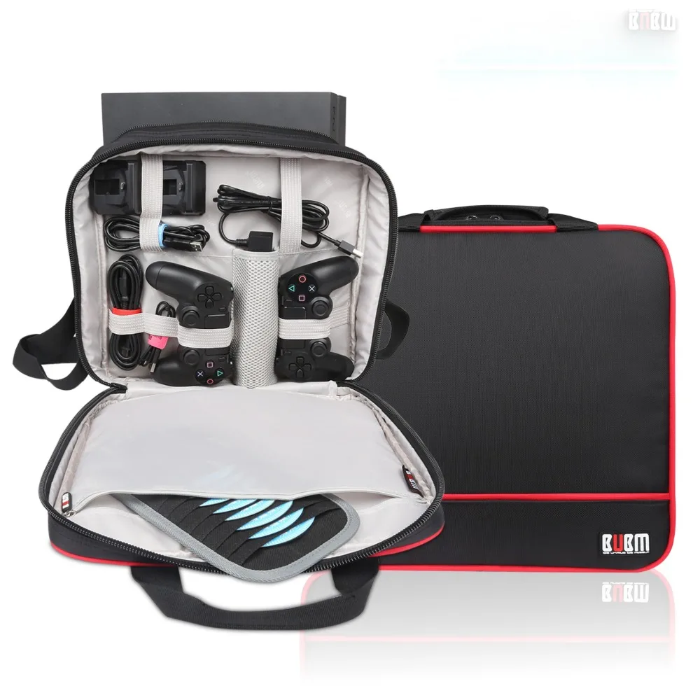 Сумки для видеосъемки BUBM чехлы игрового плеера PS4 сумка Sony Slim водонепроницаемая цифровая Защитная хранения