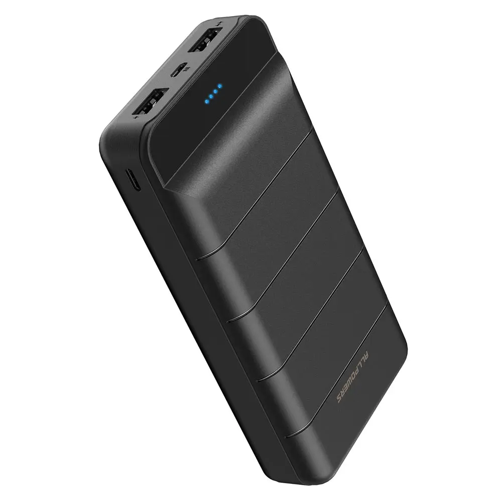 black power bank Настоящий внешний аккумулятор емкостью 25000 мА/ч, Внешнее зарядное устройство для iPhone X, Xr, Xs, max, huawei P20, P30, mate 20, Red mi, mi, X, Samsun - Цвет: black power bank