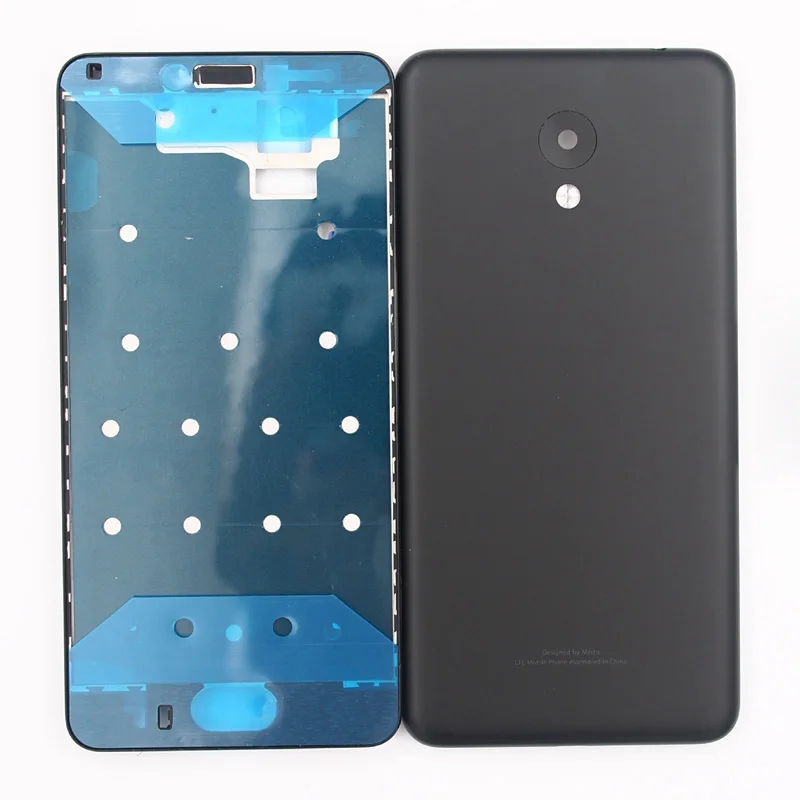 Для MEIZU M5C M710H 5 дюймовая передняя рамка крышка аккумулятора задняя Корпус чехол с