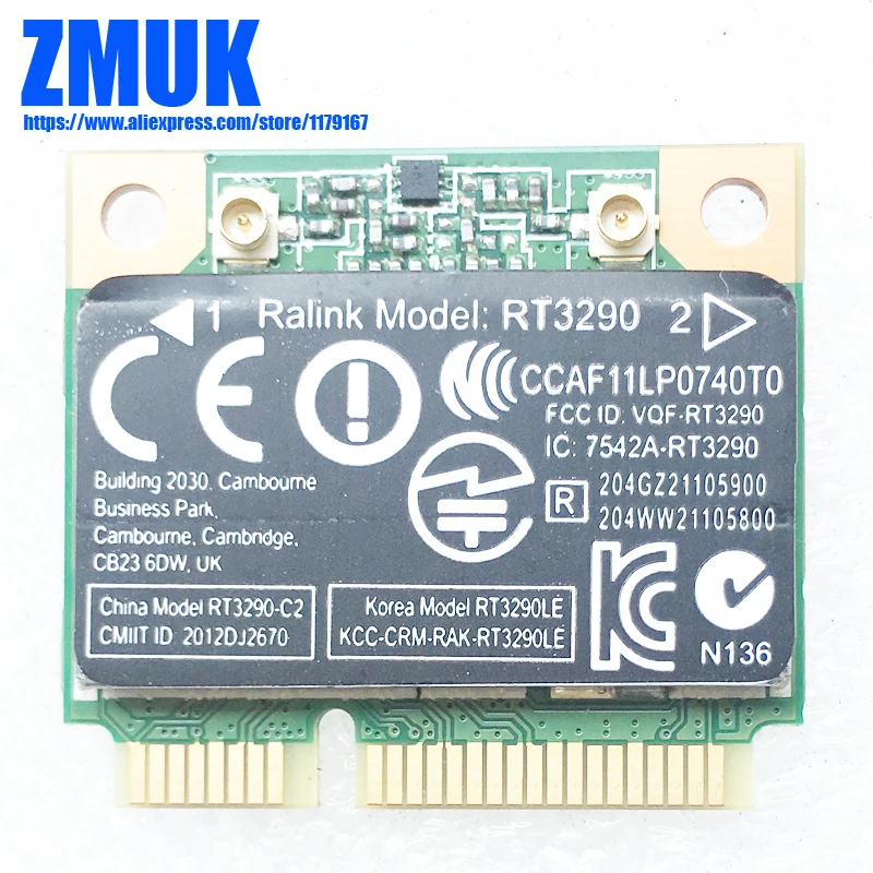 RT3290 802.11bgn + BT 4 0 комбинированная карта для серии HP 240 Pavilion 11 sps 699834 201|Сетевые карты| |