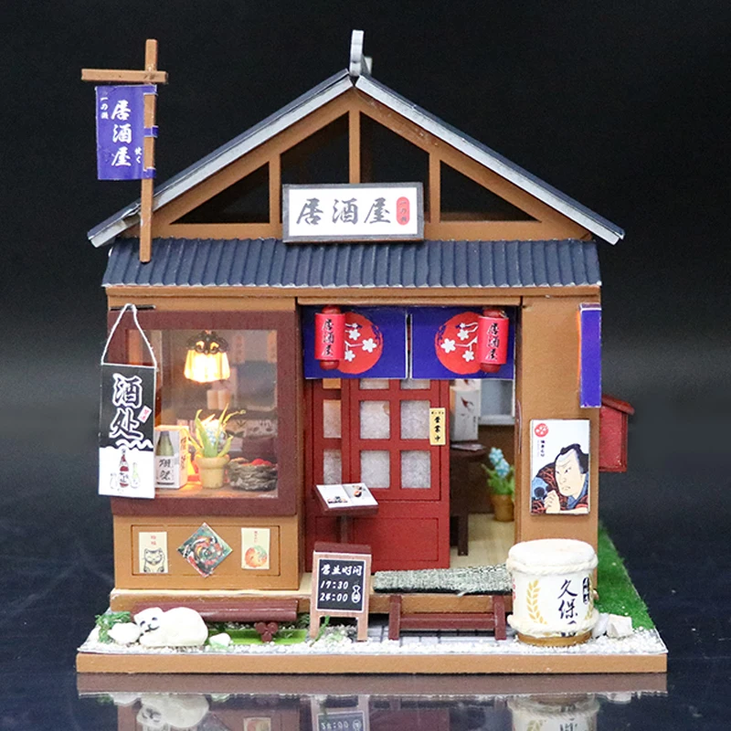 CUTEBEE DIY Кукольный дом деревянные кукольные домики миниатюрный кукольный домик мебель набор игрушек для детей Рождественский подарок M037