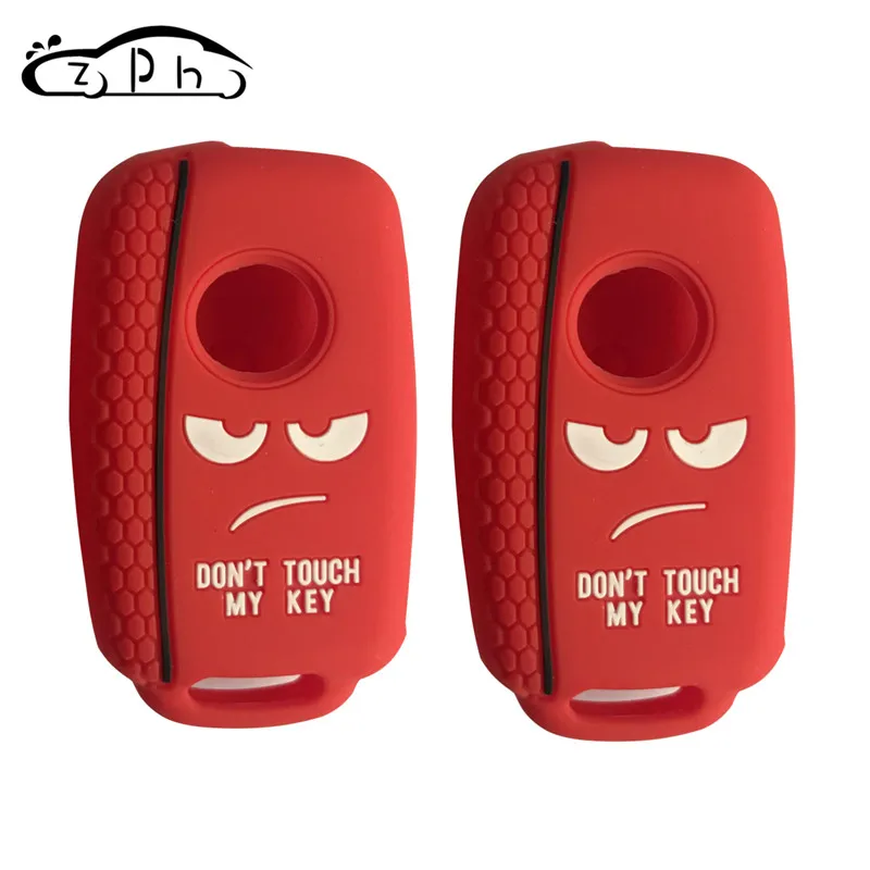 Dont Touch My Key силиконовый дистанционный колпачок для VW Caddy Golf Jetta Polo Passat Scirocco Tiguan для Skoda Octavia Seat