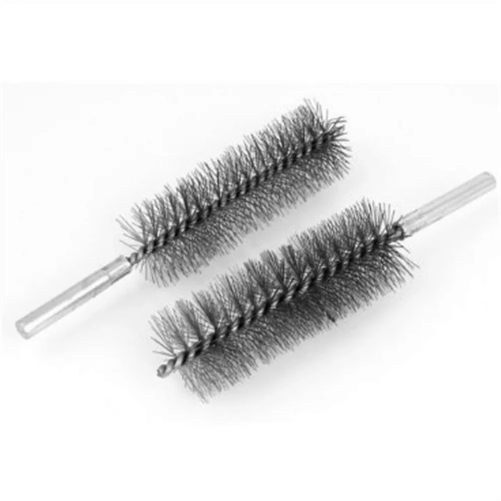 

2 Pcs 35mm Brush Dia Steel Wire Pipe Tube Cleaning Chimney Brushs