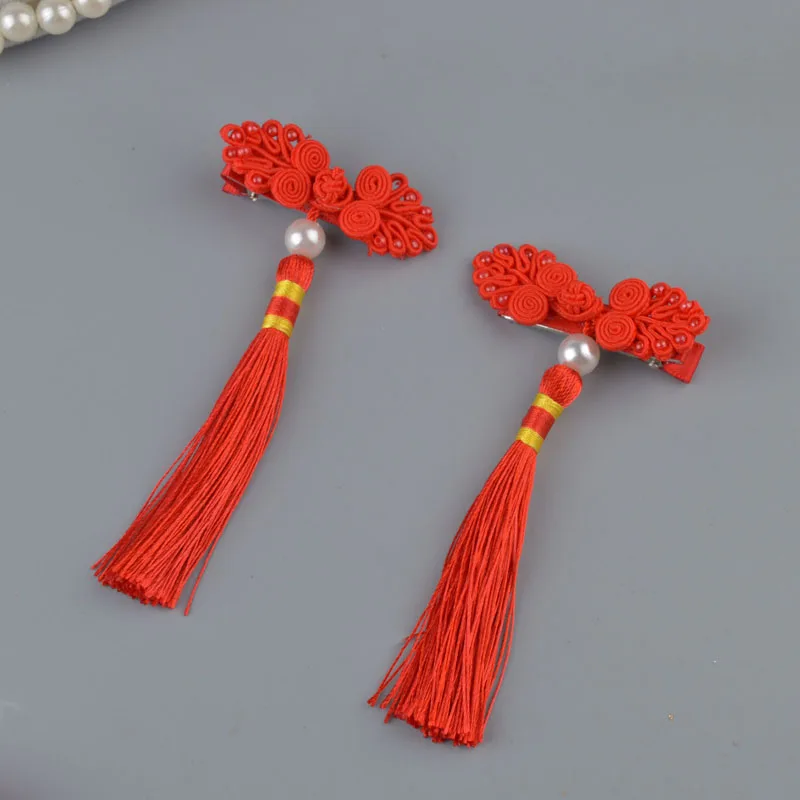 2 шт./1 пара заколки для волос в китайском стиле|hair accessories|girls hair clipsgirls |