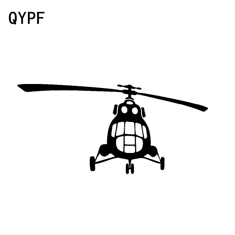 QYPF 16 1 см * 7 6 A Word Tail вертолет самолёт деликатная прозрачная виниловая