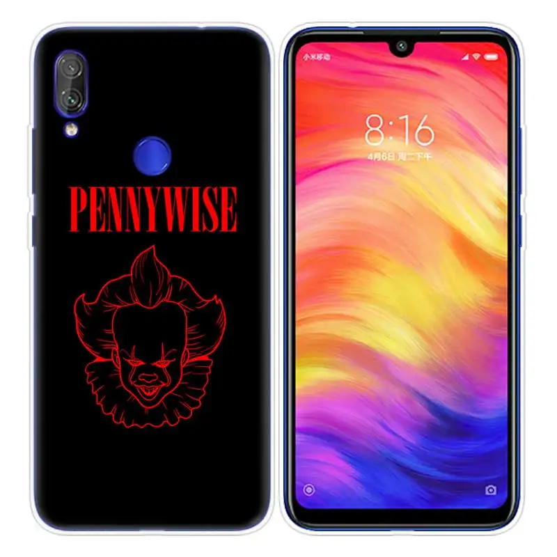 13 Чехол Pennywise с рисунком клоуна для Xiaomi mi Play 8 A2 6X, чехол для Red mi 6 6A Note 7 6 5 4 4X Lite Pro, задняя крышка - Цвет: 13