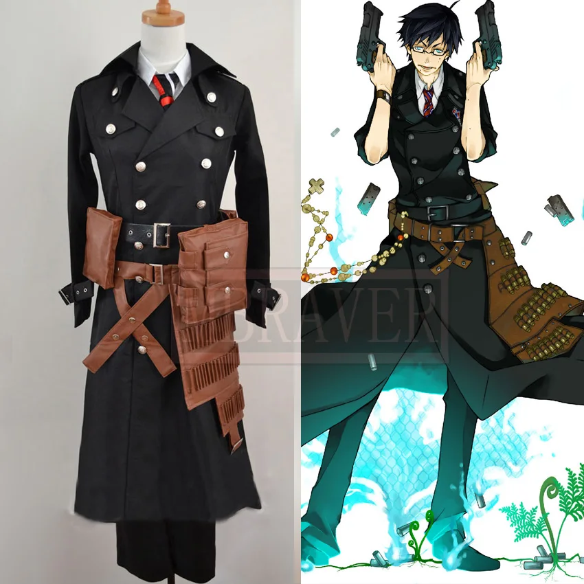 Костюм для косплея Юкио-Окумура синяя куртка рубашка штаны галстук ремень и