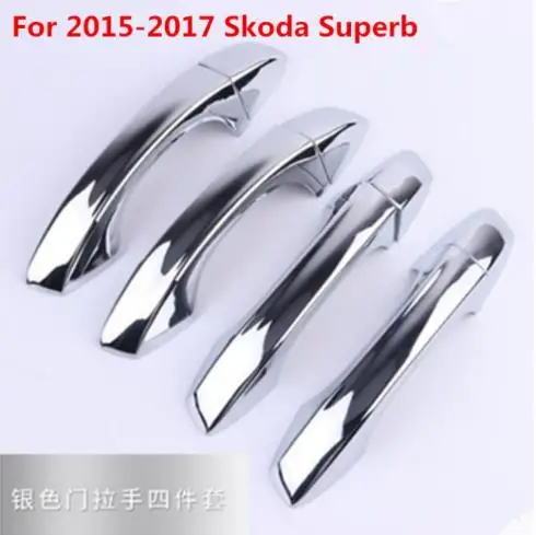 Высокое качество ABS хромированные дверные ручки защита дверная ручка Чаша Крышка